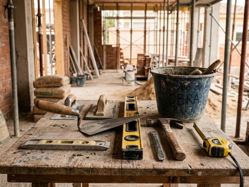 Herramientas y acabados para construcción en Pontedeume